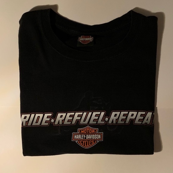 Vintage 2010 Harley Davidson Baton Rouge T Shirt - Picture 2 of 5